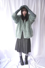 画像をギャラリービューアに読み込む, EXTRA FINE MERINO WOOL KNIT LONG GLOVES / BLUE GRAY
