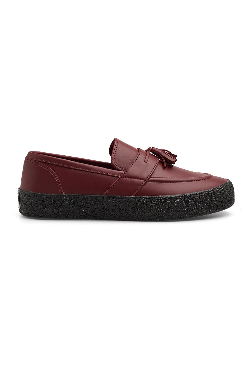 VM005 LOAFER LEATHER / OXBLOOD/BLACK