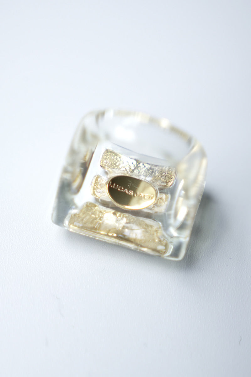 RECTANGLE RING / CLEAR