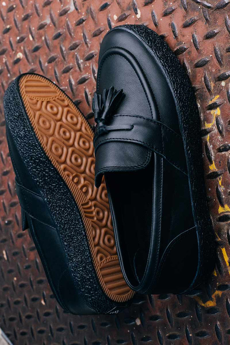 VM005 LOAFER LEATHER / BLACK/BLACK