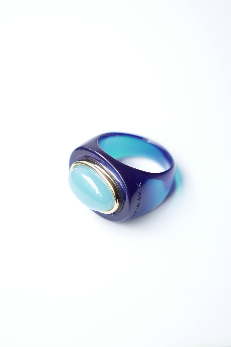 ELLIPSE RING / PERIWINKLE-AFTER MIDNIGHT