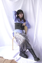 画像をギャラリービューアに読み込む, EXTRA FINE MERINO WOOL KNIT TUBE / CHARCOAL [20%OFF]