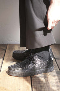 VM006 MOC LEATHER / BLACK CROC/BLACK