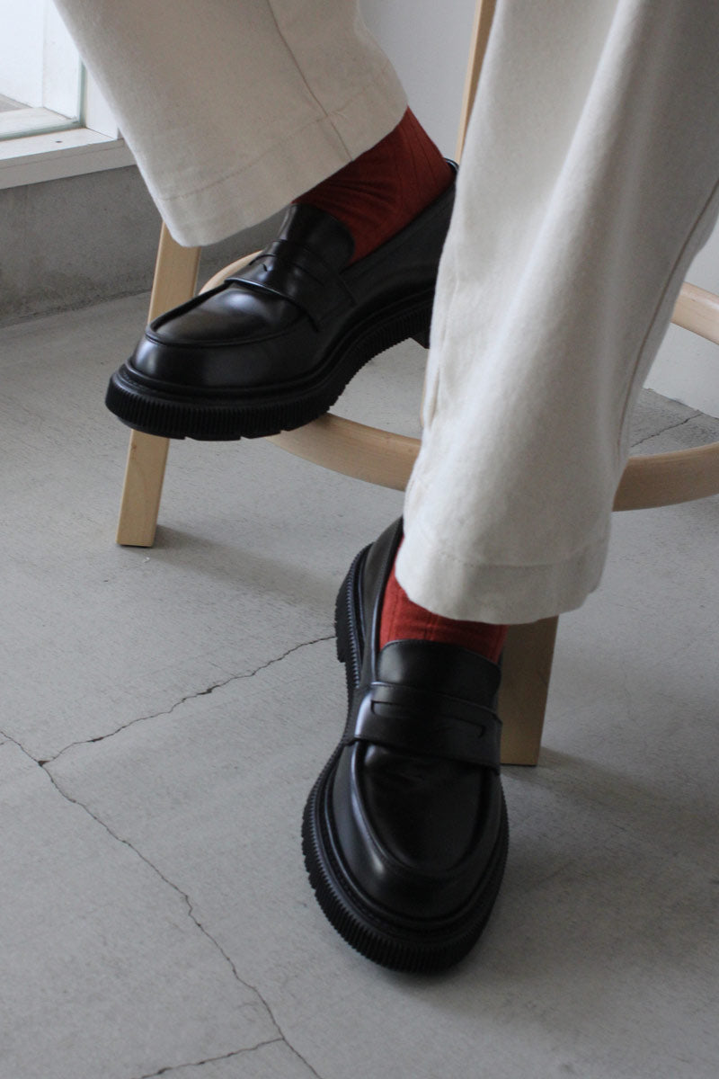 ADIEU | TYPE 159 LOAFER INJECTED TPU RUBBER SOLE レザーローファー