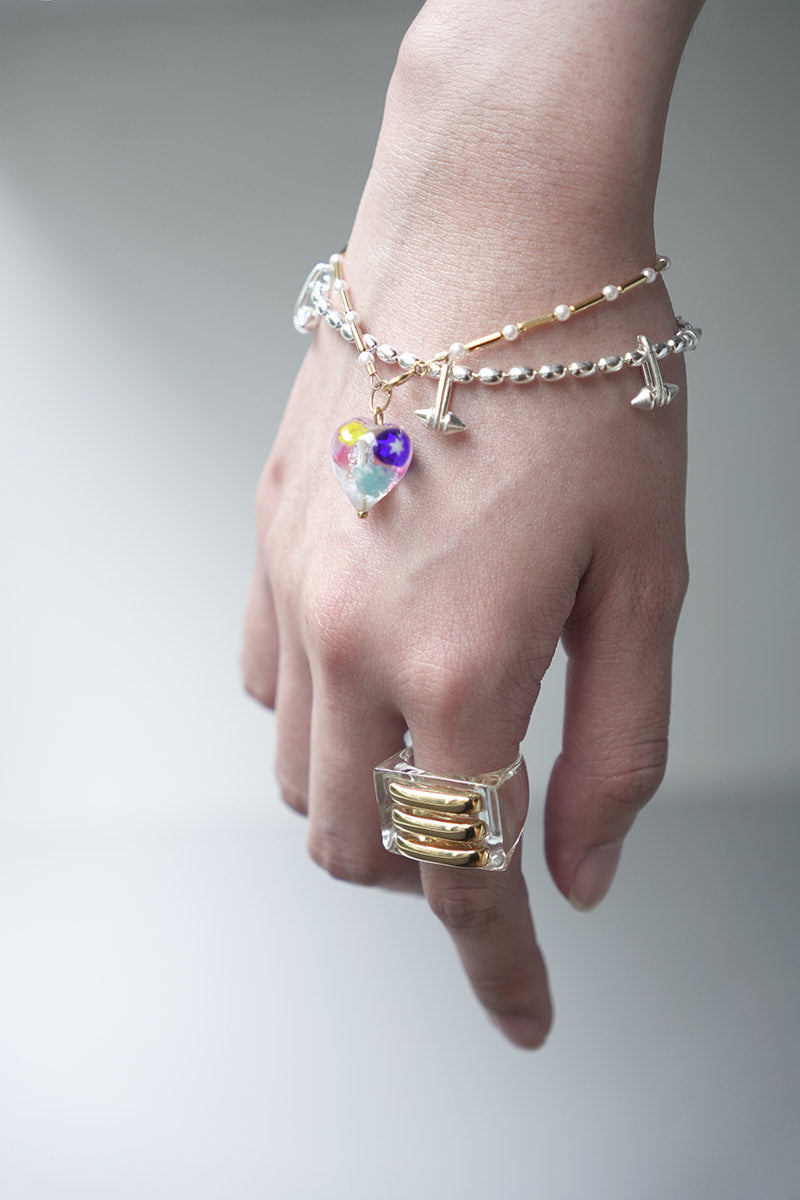RECTANGLE RING / CLEAR