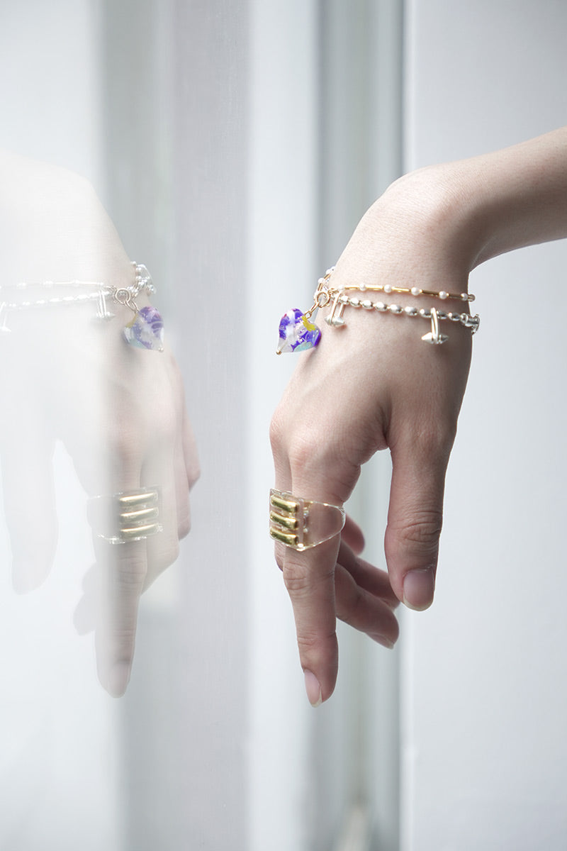 PIVOT BRACELET / SILVER PALTED