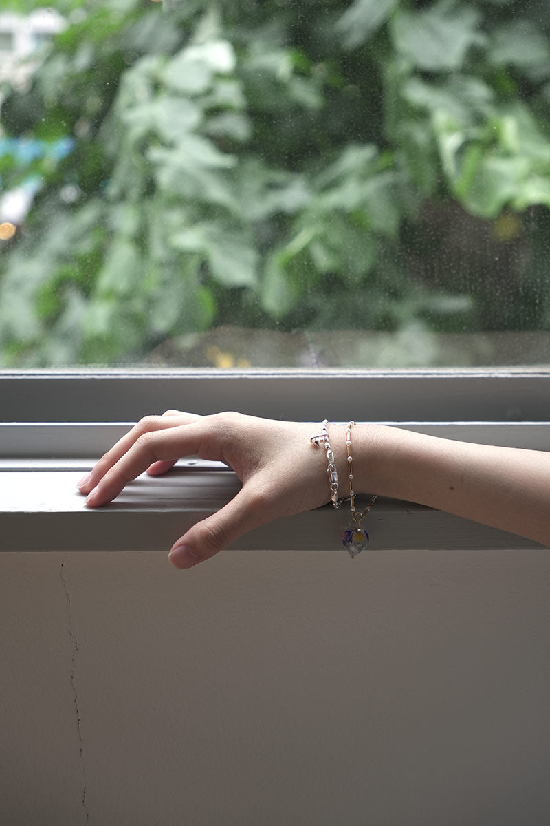 PIVOT BRACELET / SILVER PALTED