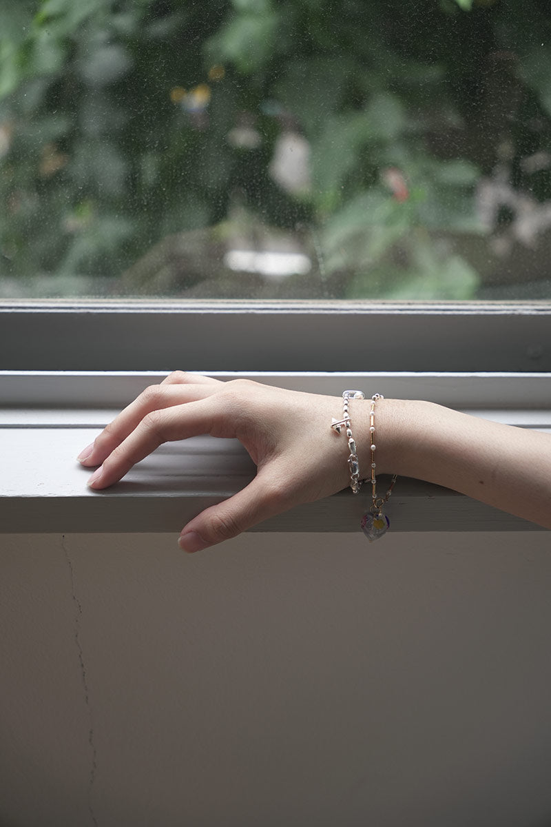 PIVOT BRACELET / SILVER PALTED