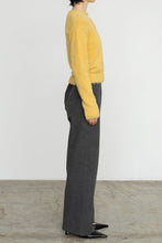 画像をギャラリービューアに読み込む, NYLON FUR KNIT CARDIGAN / YELLOW