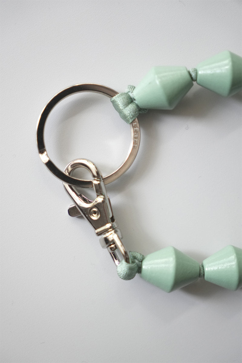 ZICKZACK SHORT KEYHOLDER / SALVIA