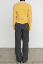 画像をギャラリービューアに読み込む, NYLON FUR KNIT CARDIGAN / YELLOW
