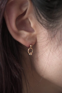 JULY STUD EARRINGS / 14K GOLD FILLED