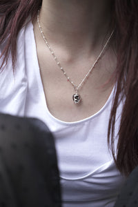POSY CHOKER SPACE CADET / STERLING SILVER