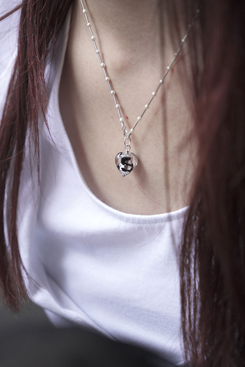 POSY CHOKER SPACE CADET / STERLING SILVER