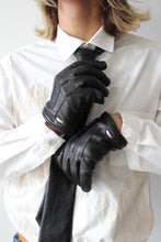 Load image into Gallery viewer, HIS GLOVES / BLACK LEATHER