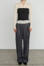 画像をギャラリービューアに読み込む, EXTRA FINE MERINO WOOL KNIT TUBE / CHARCOAL