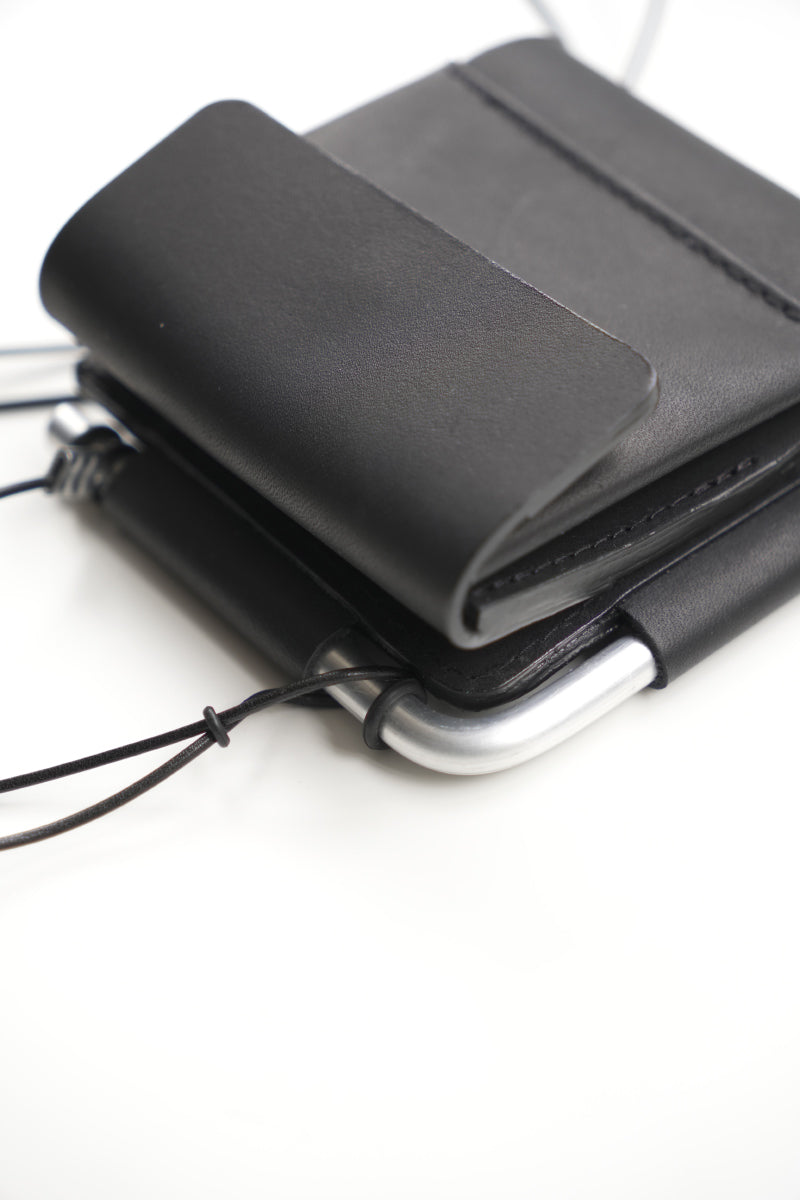 AL BIFOLD WALLET / BLACK GLOVE LEATHER