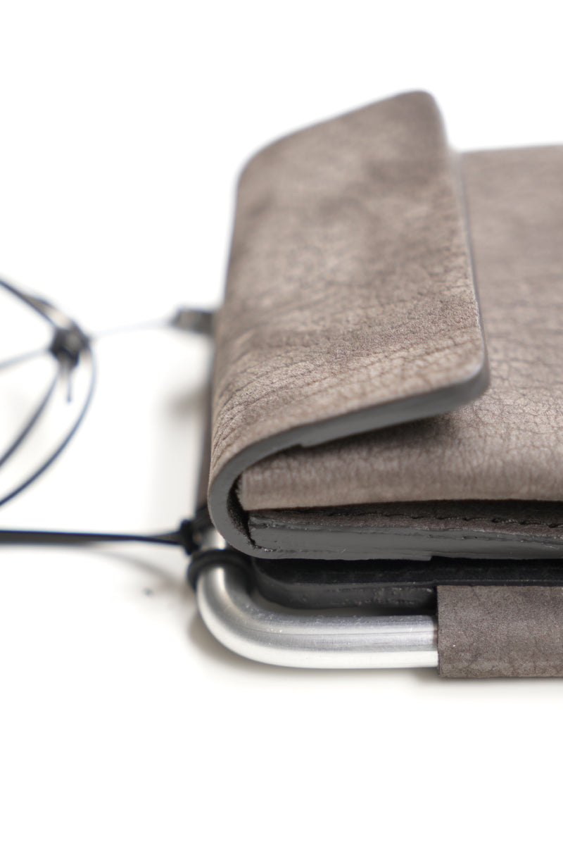AL BIFOLD WALLET / GREY SPAIN CARF LEATHER