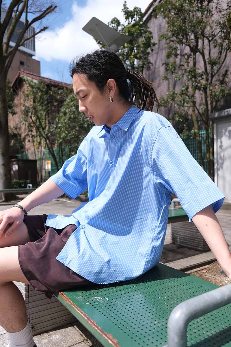 R18 SHIRT-9 / POOL STRIPE