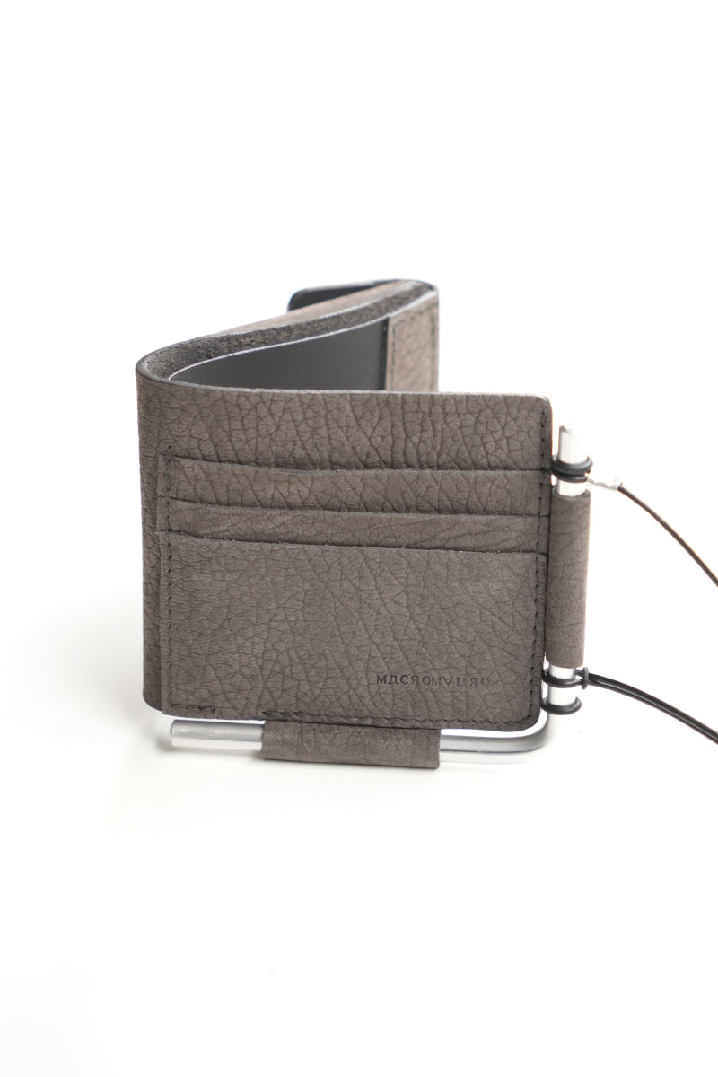AL BIFOLD WALLET / GREY SPAIN CARF LEATHER