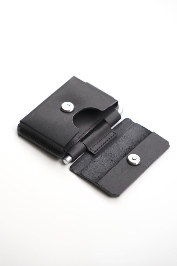 AL CARDCASE / BLACK GLOVE LEATHER