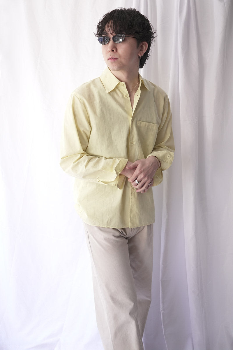R20 SHIRT-4 OD SHIRT / 옐로우 핀