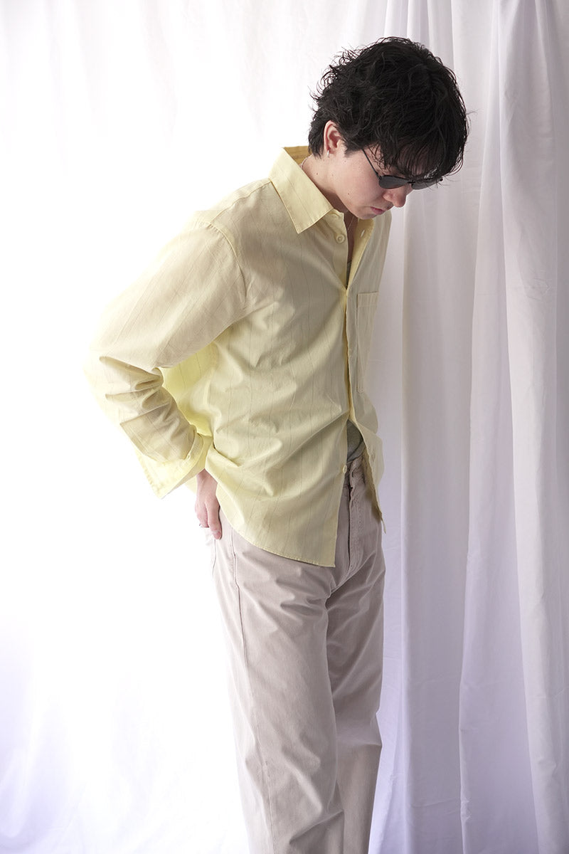 R20 SHIRT-4 OD SHIRT / 옐로우 핀
