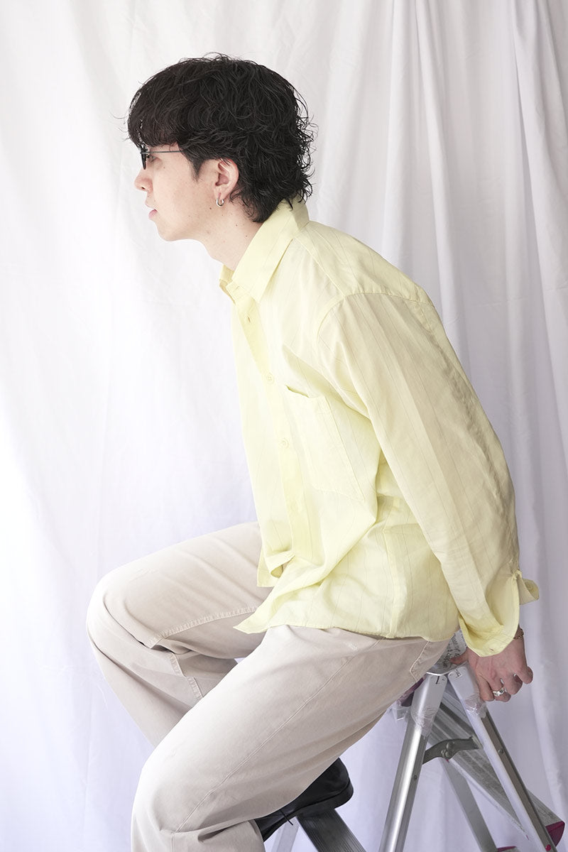 R20 SHIRT-4 OD SHIRT / 옐로우 핀