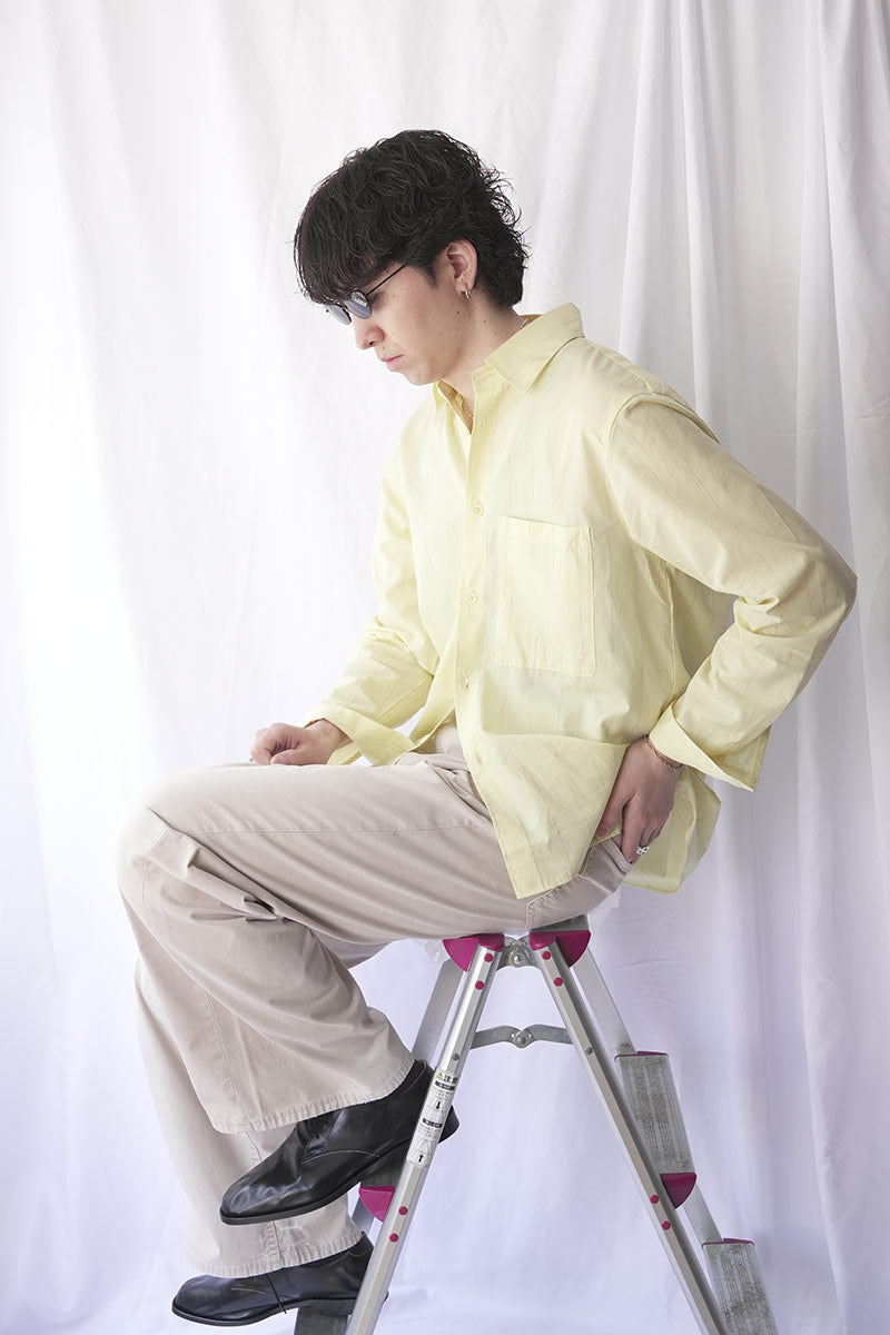 R20 SHIRT-4 OD SHIRT / 옐로우 핀