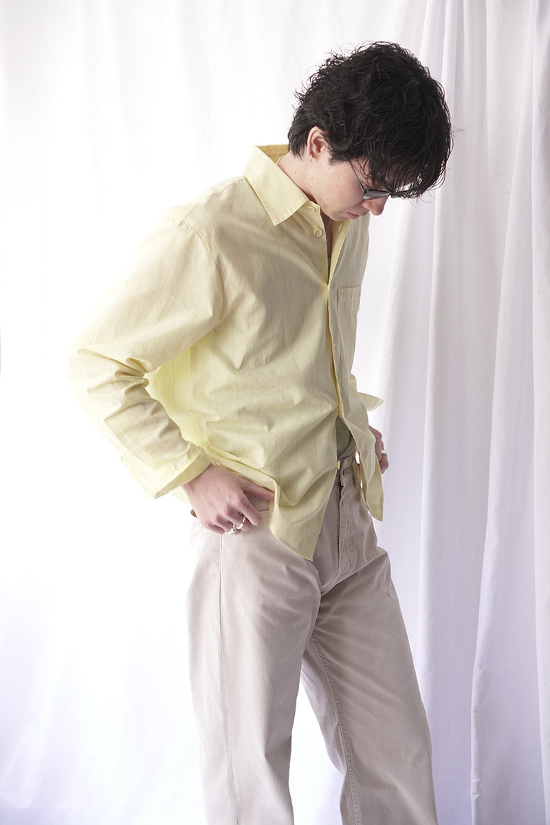 R20 SHIRT-4 OD SHIRT / 옐로우 핀