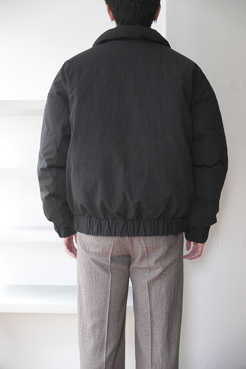 R19 DOWN-6 DOUBLE DOWN BLOUSON / BLACK RECYCLED NYLON