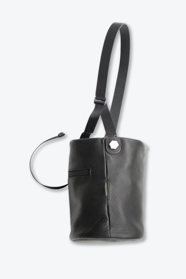 DEER LEATHER UNIVERSAL BAG L / BLACK DEER LEATHER
