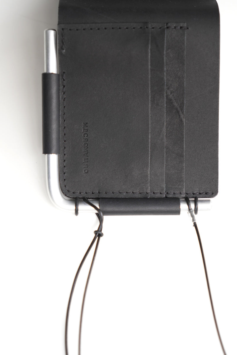 AL BIFOLD WALLET / BLACK GLOVE LEATHER