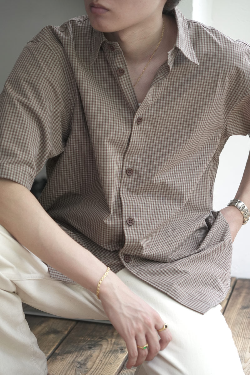 R20 SHIRT-9 S/S WEATHER SHIRT / GARDEN GRID