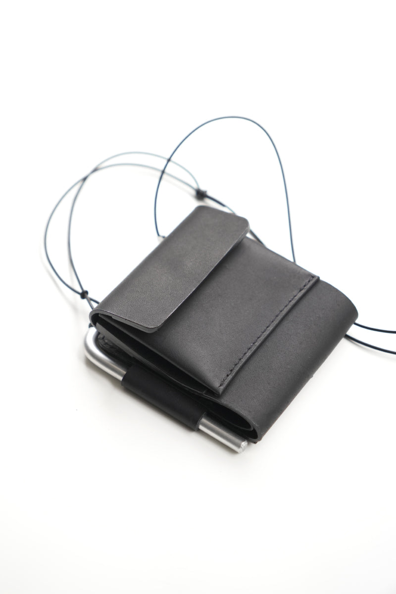 AL BIFOLD WALLET / BLACK GLOVE LEATHER