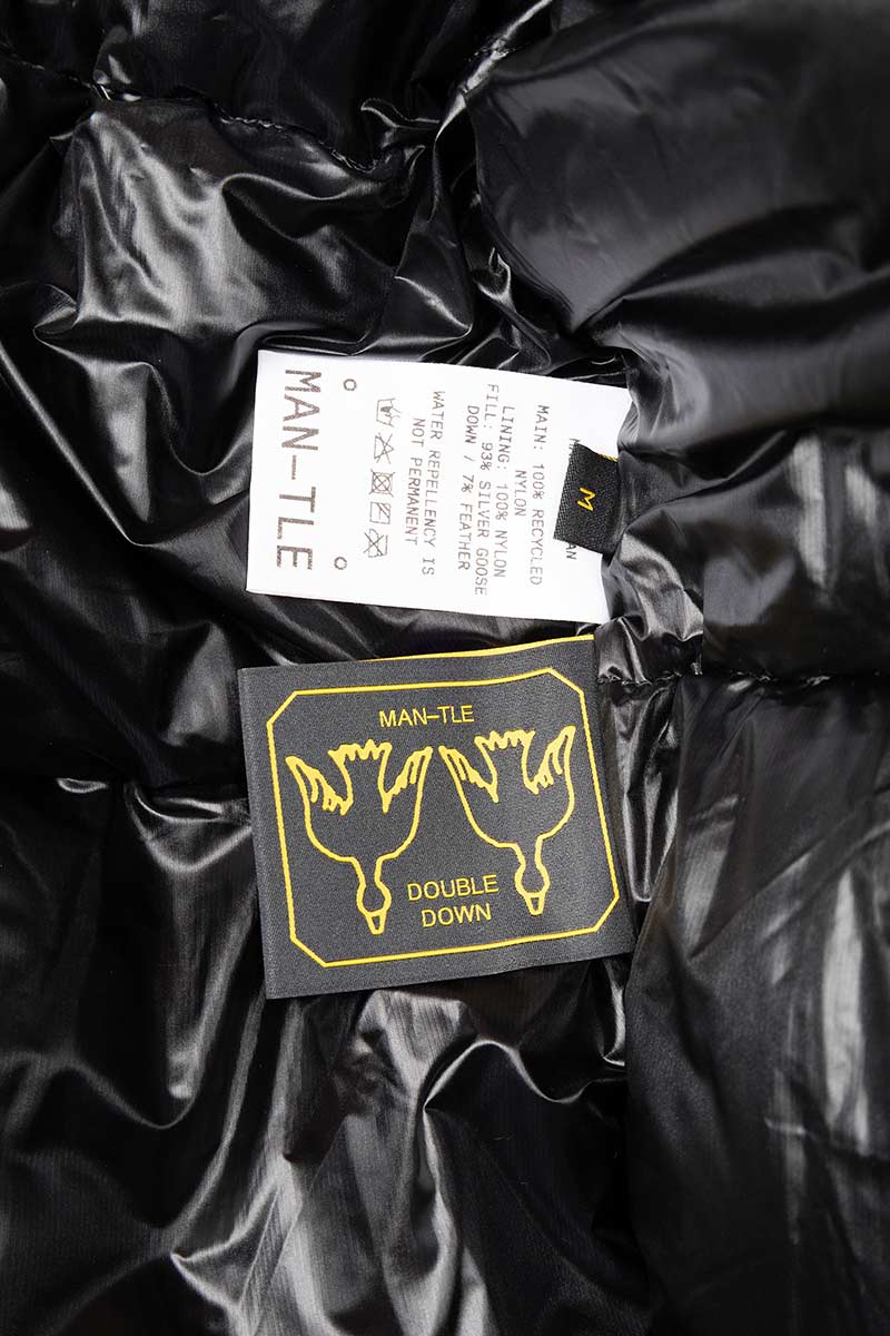 R19 DOWN-6 DOUBLE DOWN BLOUSON / BLACK RECYCLED NYLON