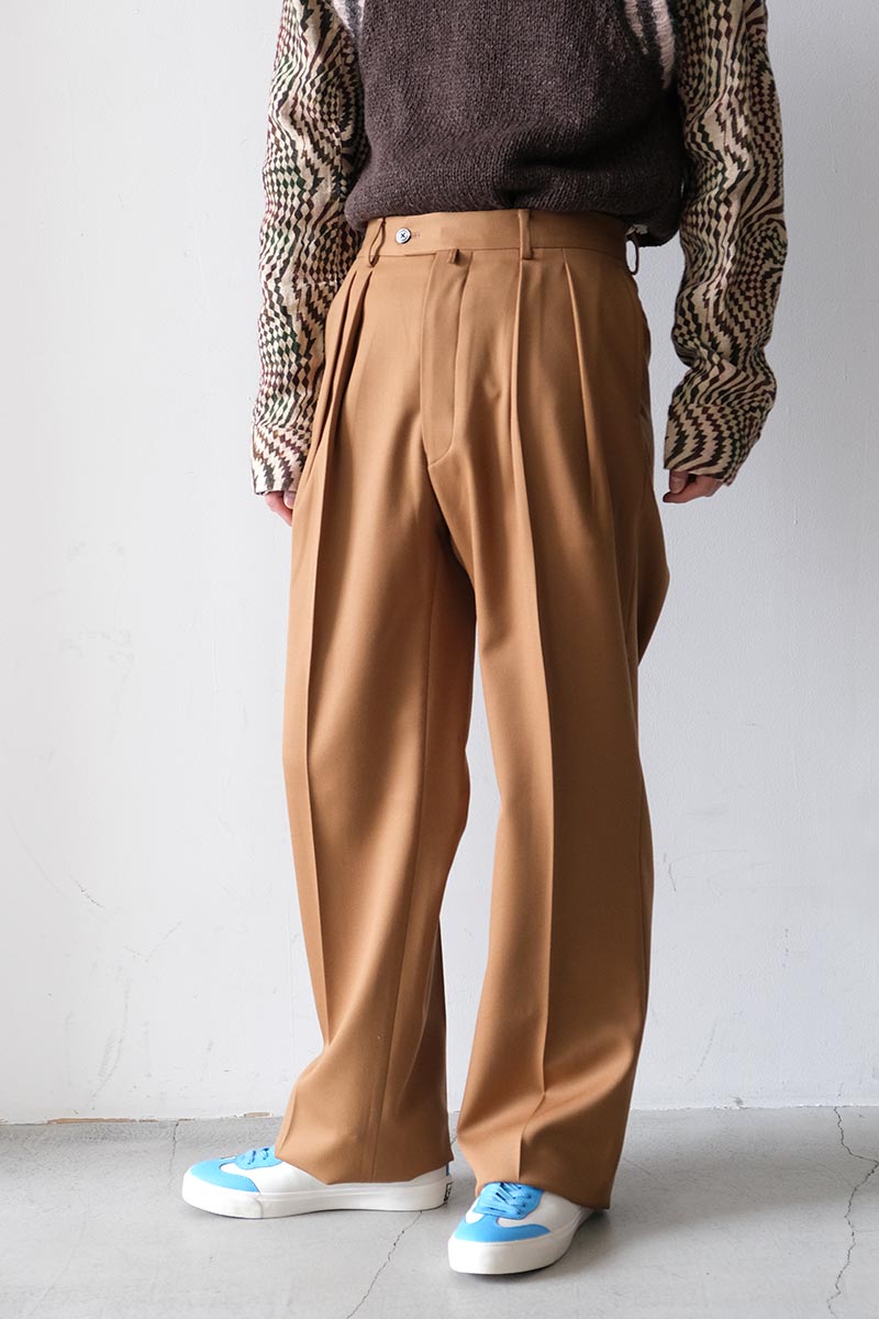 BACK SATIN GABARDINE WIDE TYPE1 / CAMEL [金沢店]