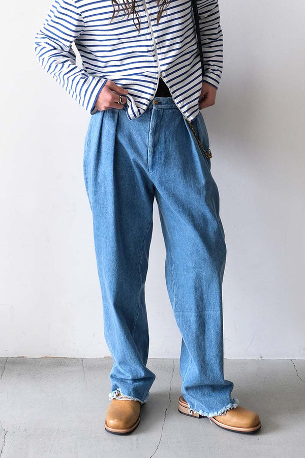 NEAT CHINO SEAISLAND COTTON DENIM / BLUE [金沢店]
