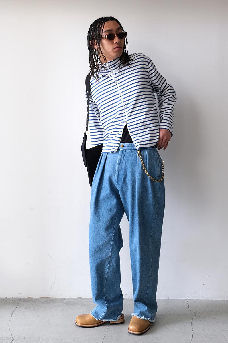 NEAT | NEAT CHINO SEAISLAND COTTON DENIM / BLUE シーアイランド