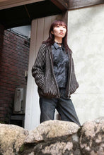 Load image into Gallery viewer, LEVEL HOOD / VANISE BROWN STRIPE ISELS WOOL [20%OFF]