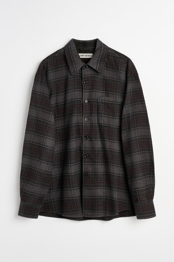 ABOVE SHIRT / FADED NOCTURNE CHECK FLANNEL [26AW Arrival]