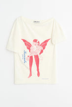 画像をギャラリービューアに読み込む, SLANT T-SHIRT / CYBERNETIC ANGEL PRINT