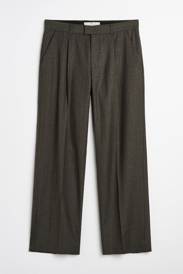 SLACK TROUSERS / PHASE STRIPE MOTION WOOLCOT[26AW入荷予定]