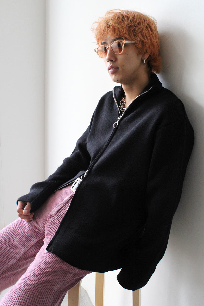 OUR LEGACY | FUNICHAN SWEATER / BLACK RUSTIC MELINO ドライバーズ