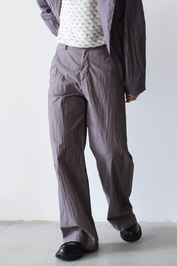 TUXEDO TROUSER / ANTIQUE LAVENDER POPLIN [40%OFF]