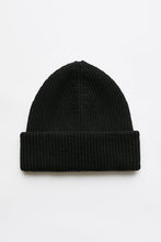 画像をギャラリービューアに読み込む, KNIT HAT / BLACK RUSTIC MERINO