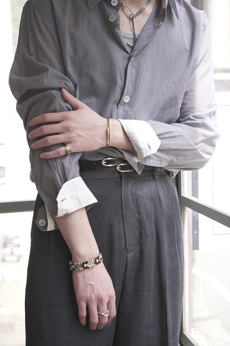 BEYOND SHIRT / ICE COLD GREY CLOUDY COTTON