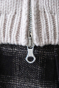 OUR LEGACY | ULTRA ZIP FUNNEL / JET BLACK ISELS WOOL クロップド