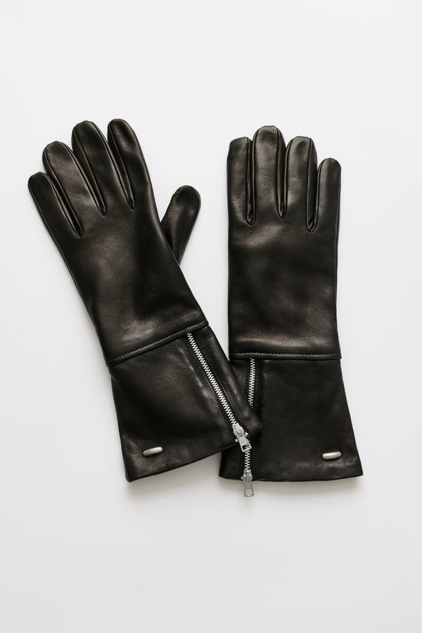 ZIPPED GLOVE / BLACK NAPPA[26AW入荷予定]