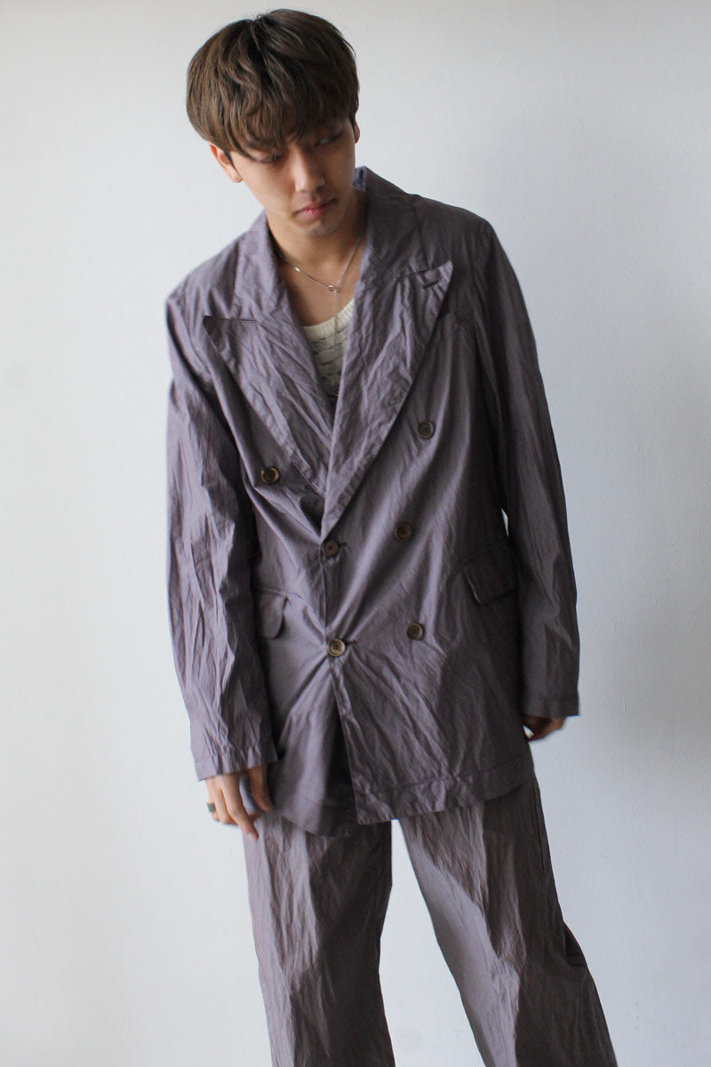 SHARP DB BLAZER / ANTIQUE LAVENDER POPLIN [50% OFF]